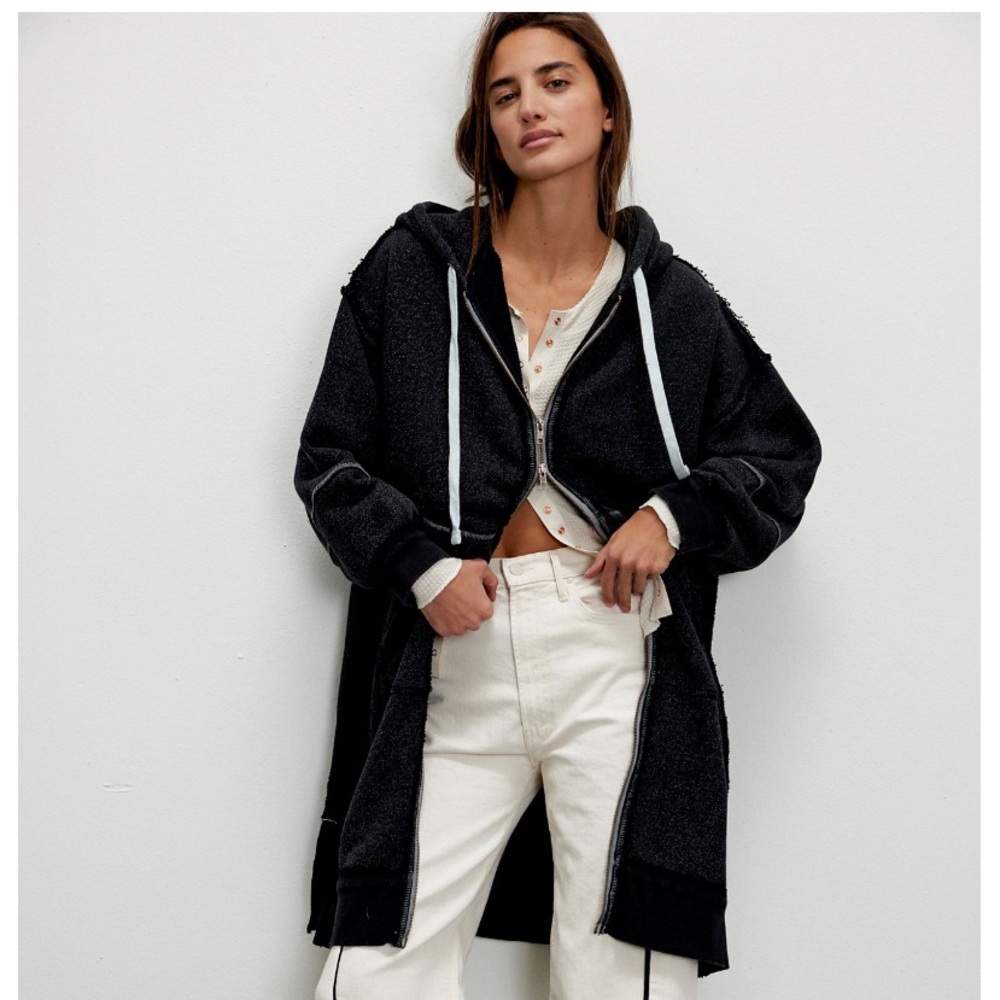 NWT- Free People We The Free Long Line Cardi